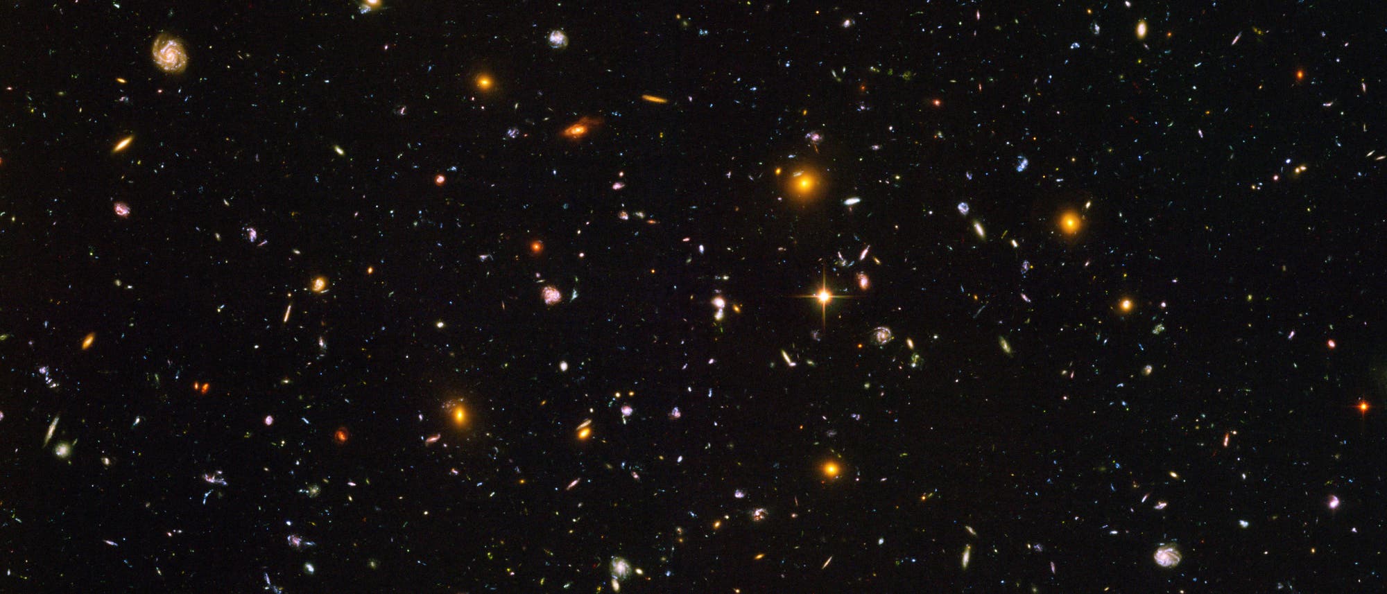 Im Weltall gibt es zig Milliarden Galaxien, wie dieses Bild des Hubble-Weltraumteleskops zeigt.
