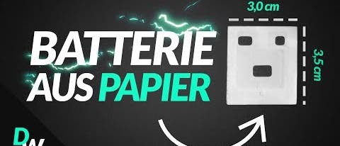 Dieses Papier erzeugt Strom!