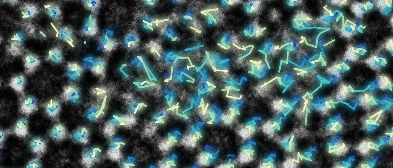 Tanzende Atome im Glas