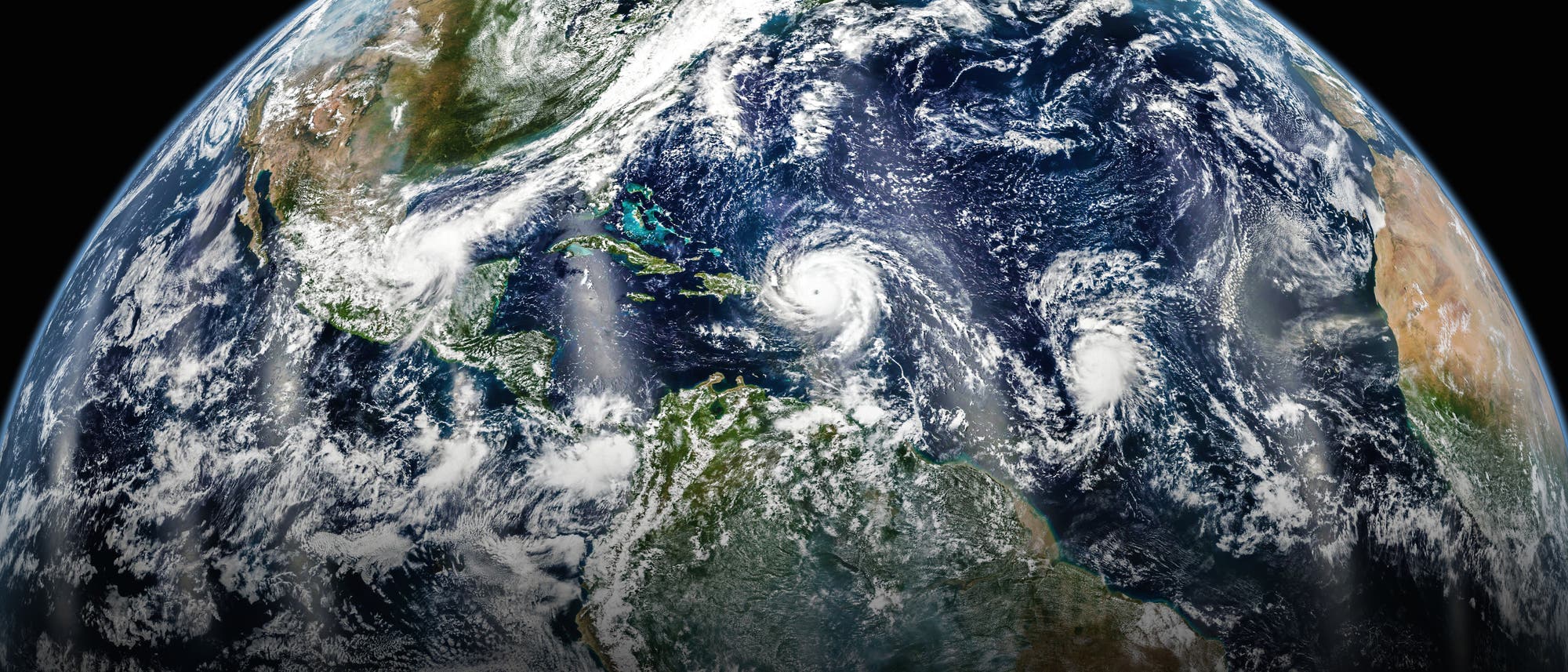 Hurrikane Katia, Irma und Jose im Atlantik