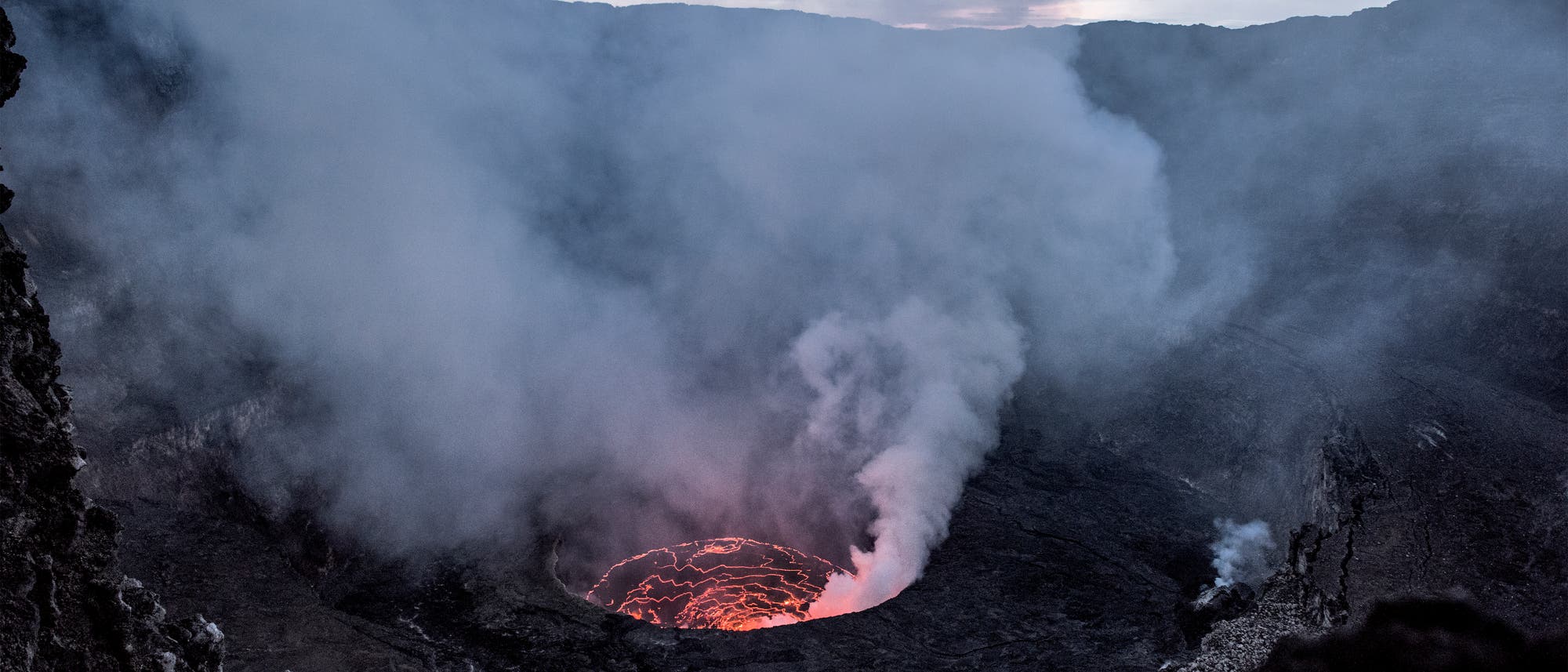 Lava-See im Nyiragongo