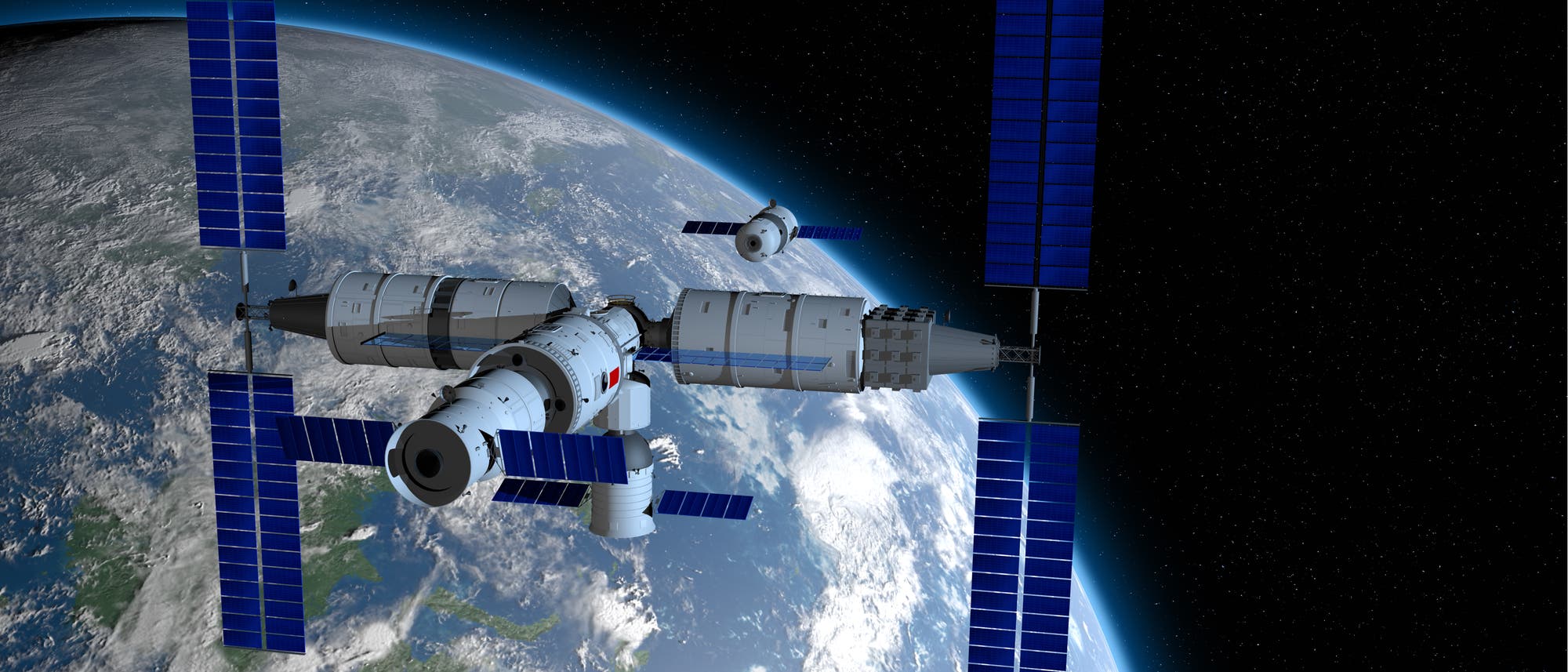 Raumstation Tiangong-3 (Illustration)