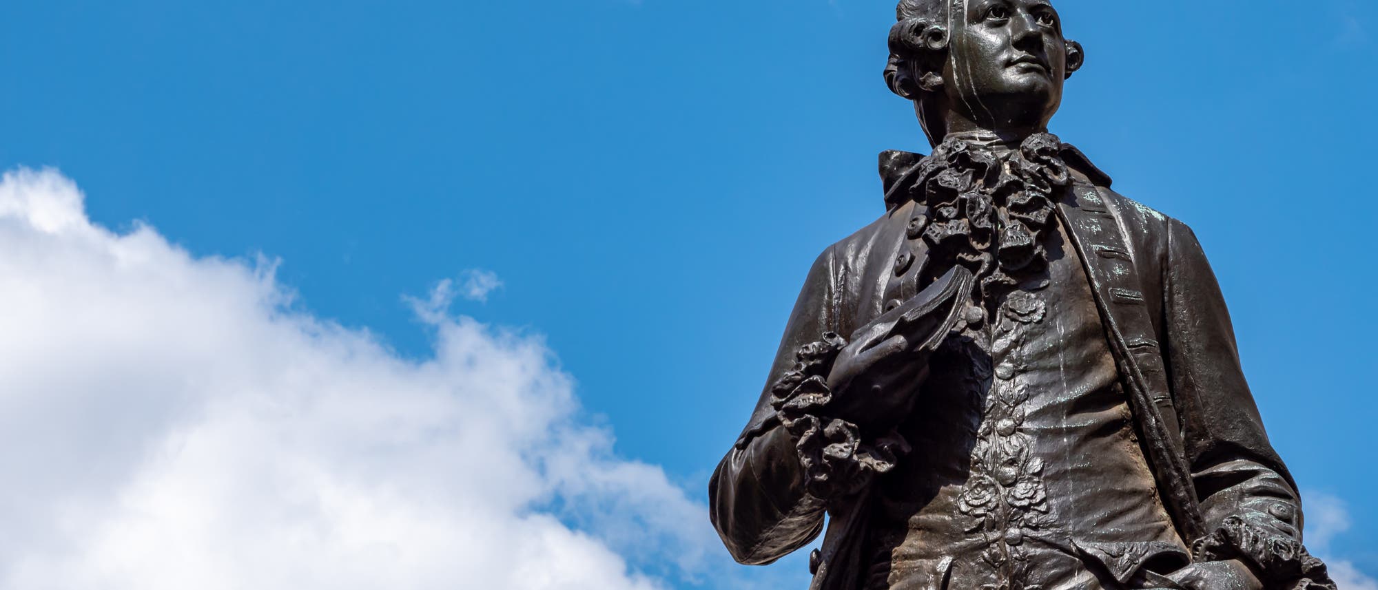 Goethe-Statue in Leipzig.