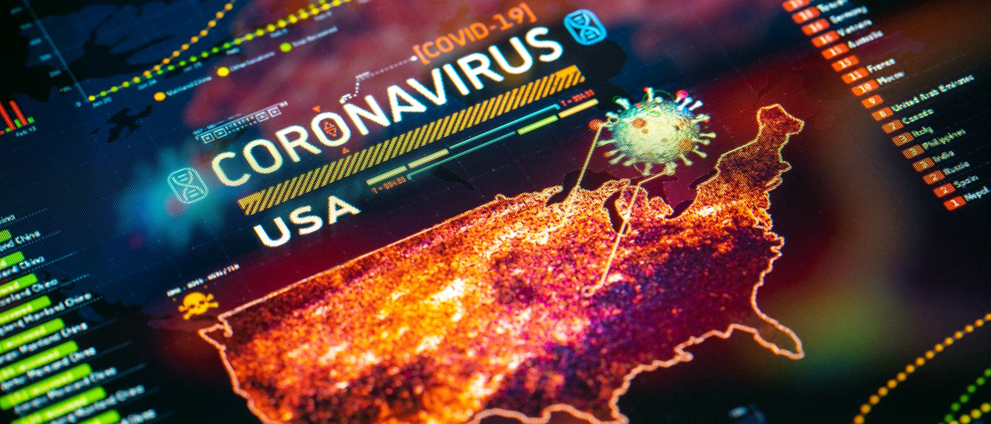 In den USA verbreitet sich das Coronavirus rasant.
