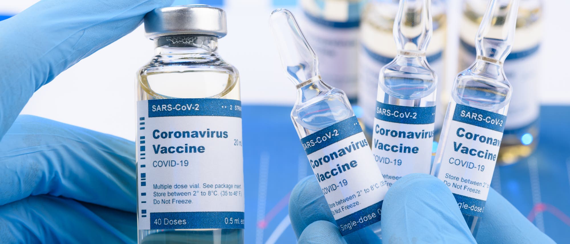 Verschiedene Corona-Impfstoffe