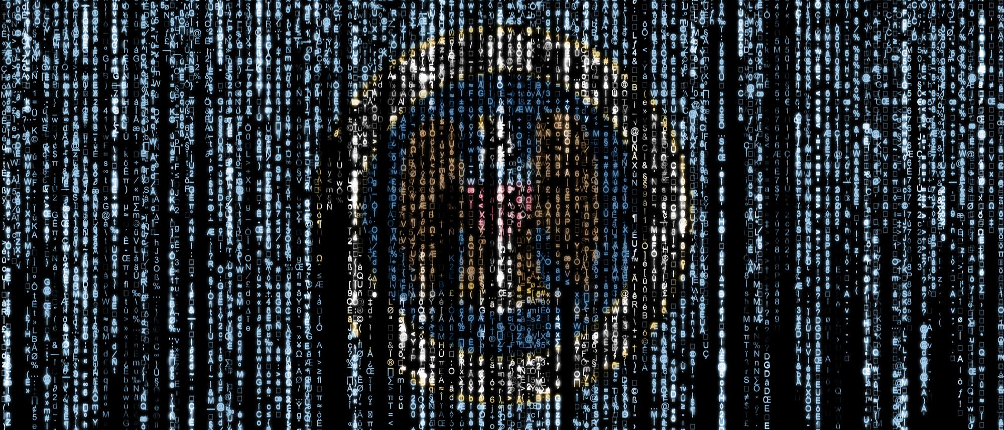 NSA-Logo vor dem Bildschirm