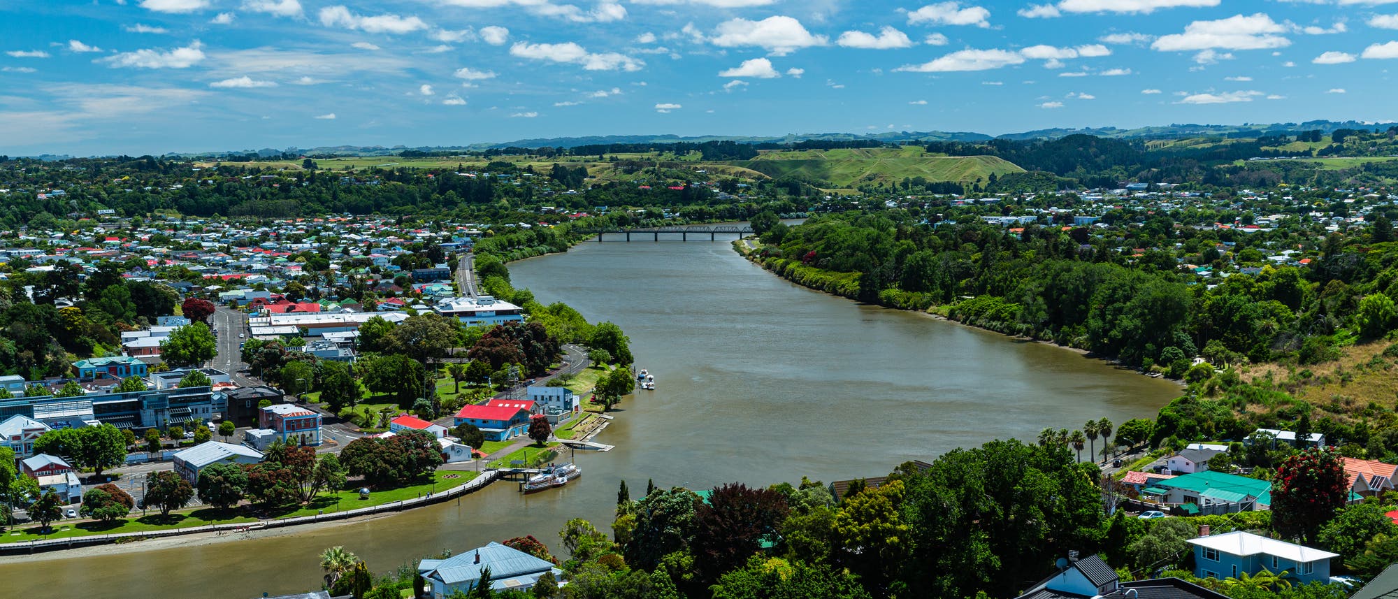 Der neuseeländische Fluss Whanganui