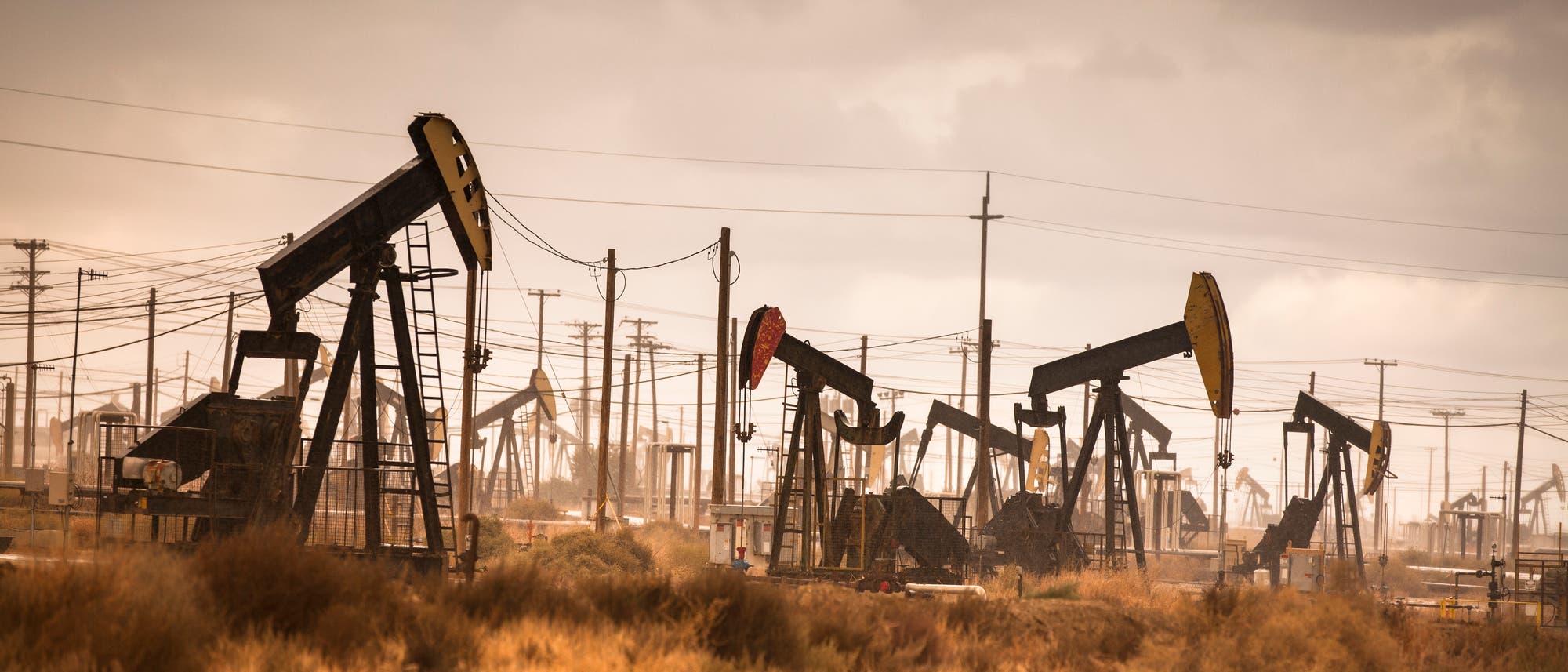 Ölförderanlagen in Kalifornien