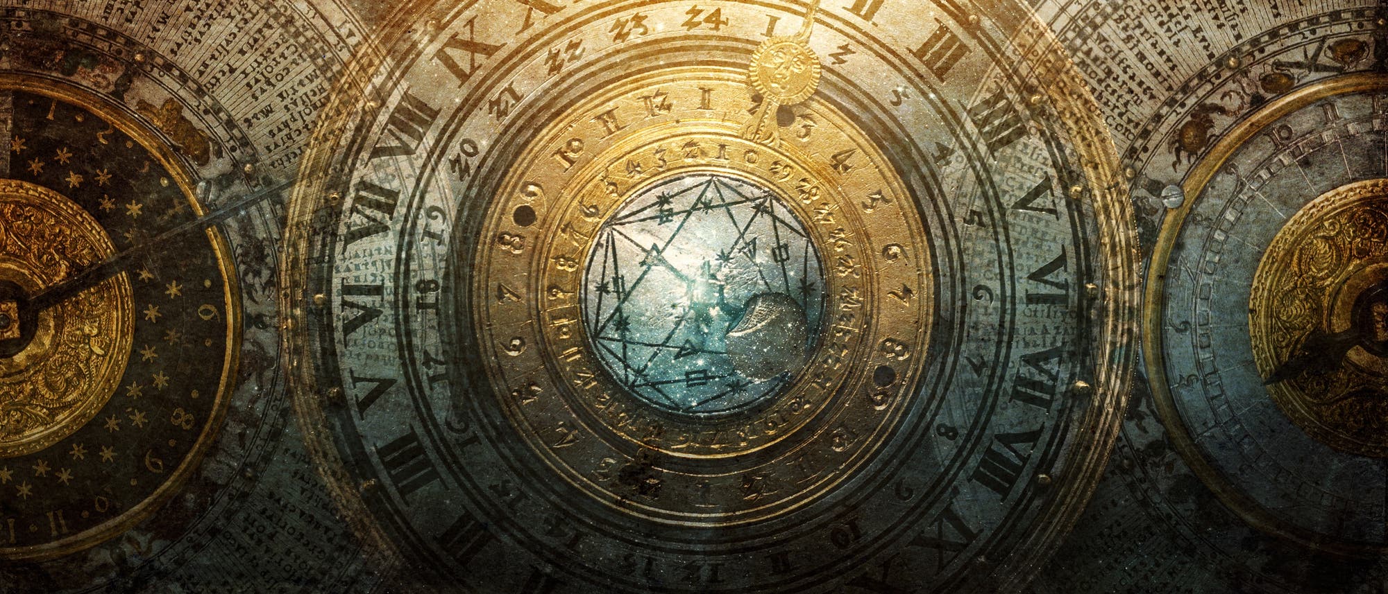 Antiker Kalender mit Sternbildern
