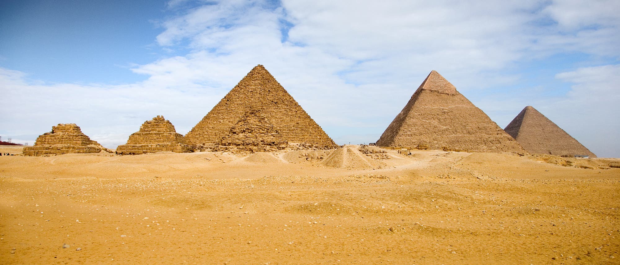 Die Pyramiden auf dem Gise-Plateau