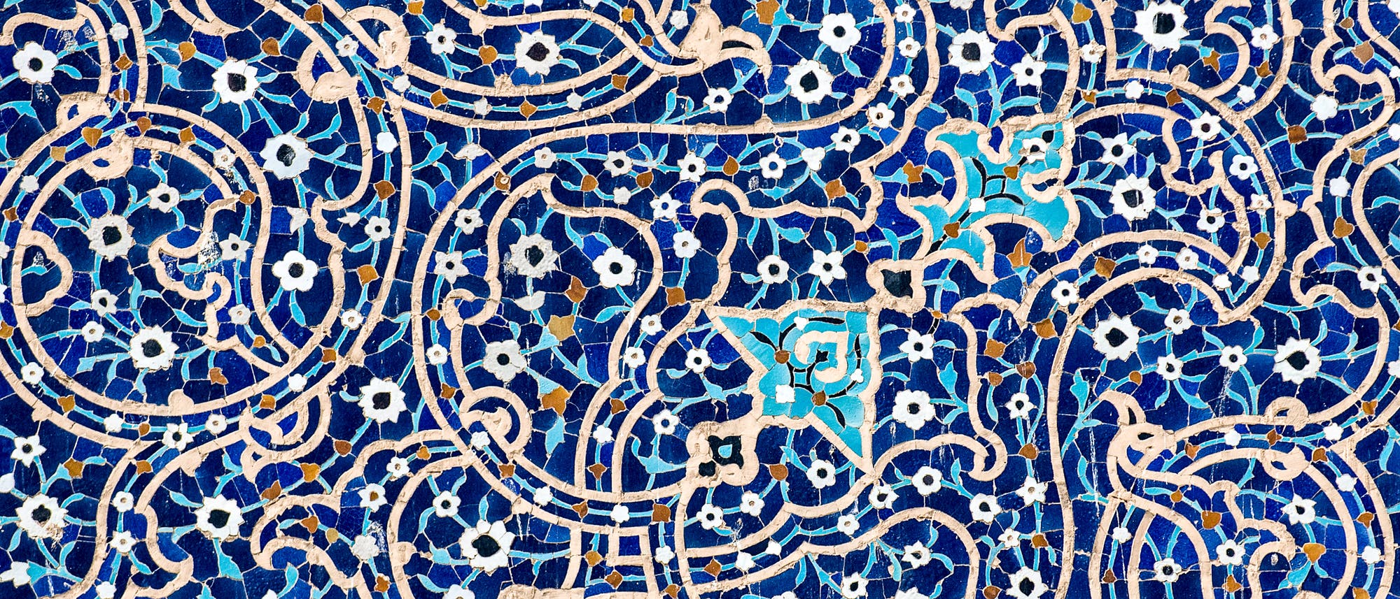Fliesen in der Isfahan-Moschee 