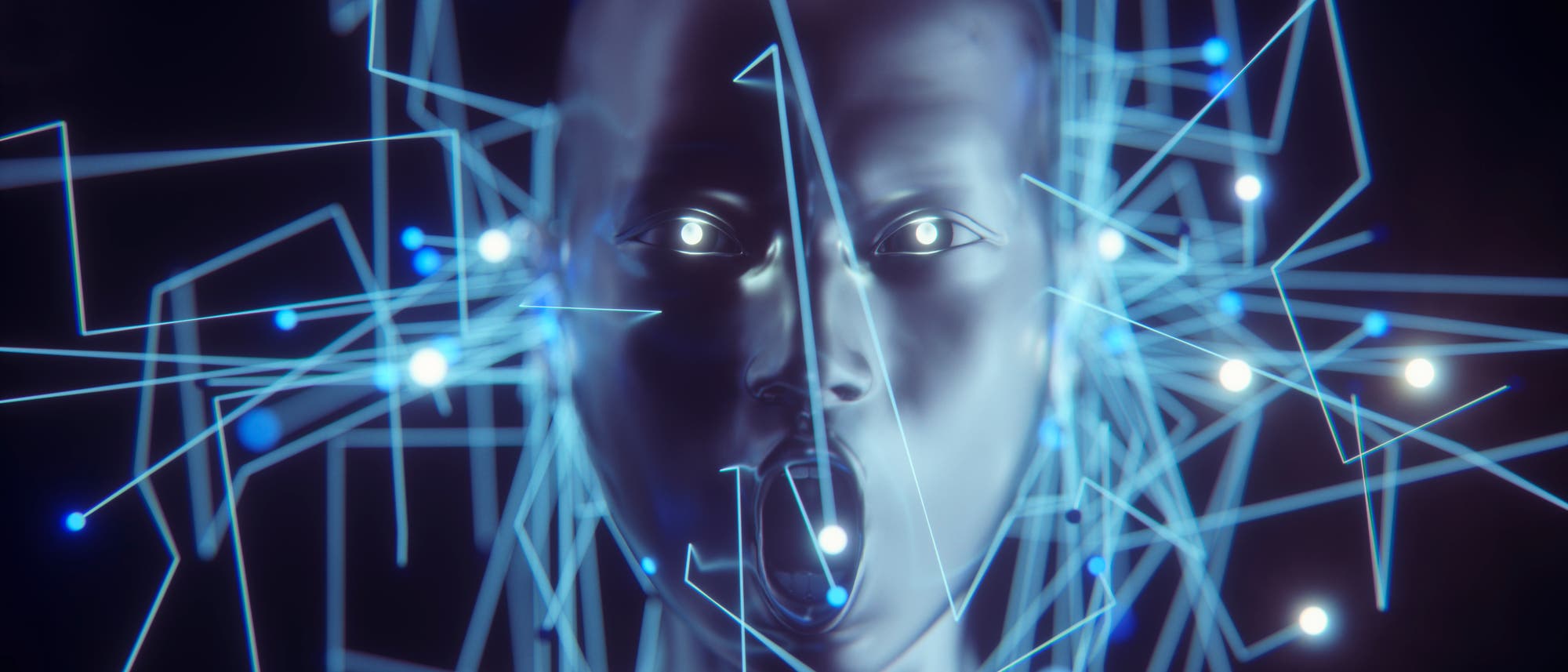 Ein schreiender Cyborg: Künstliche Intelligenz zeigt Emotion