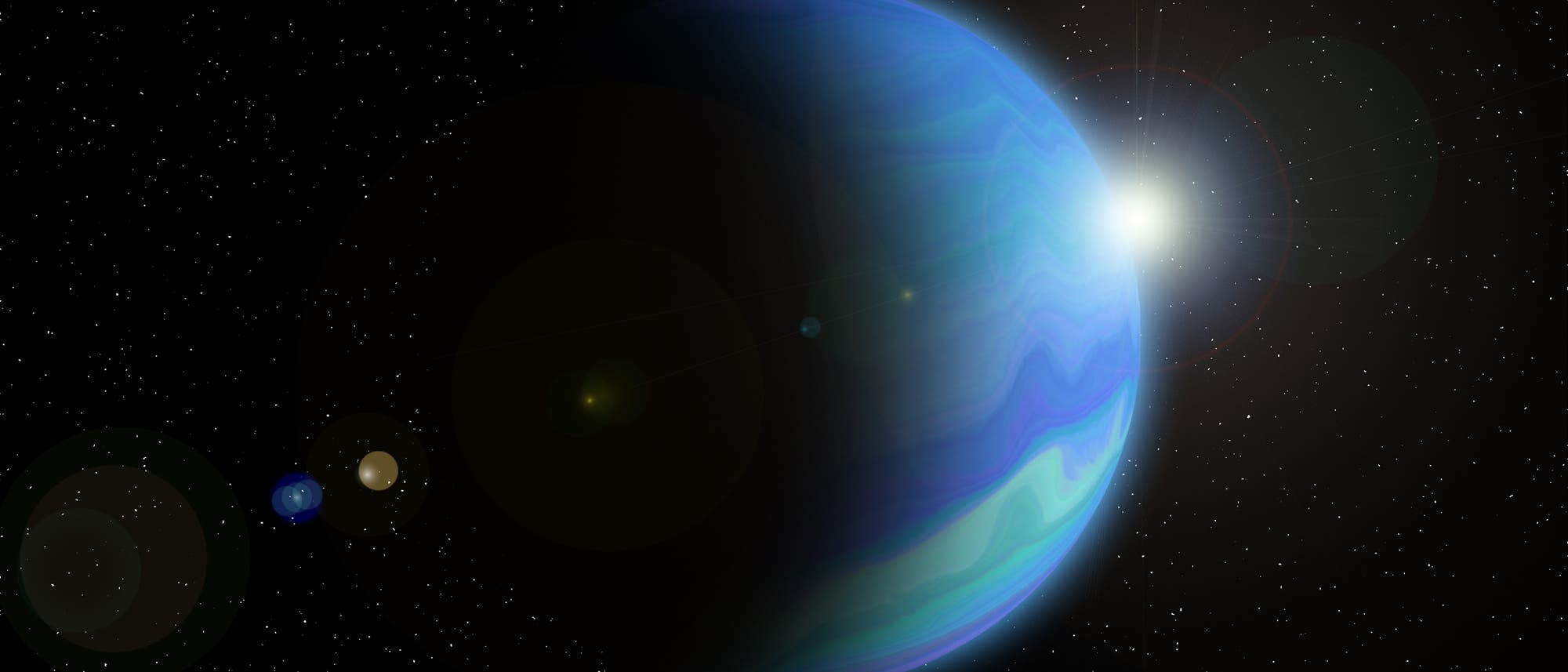 Der äußerste Planet Neptun wurde im Jahr 1846 von Johann Gottfried Galle von Berlin aus entdeckt.