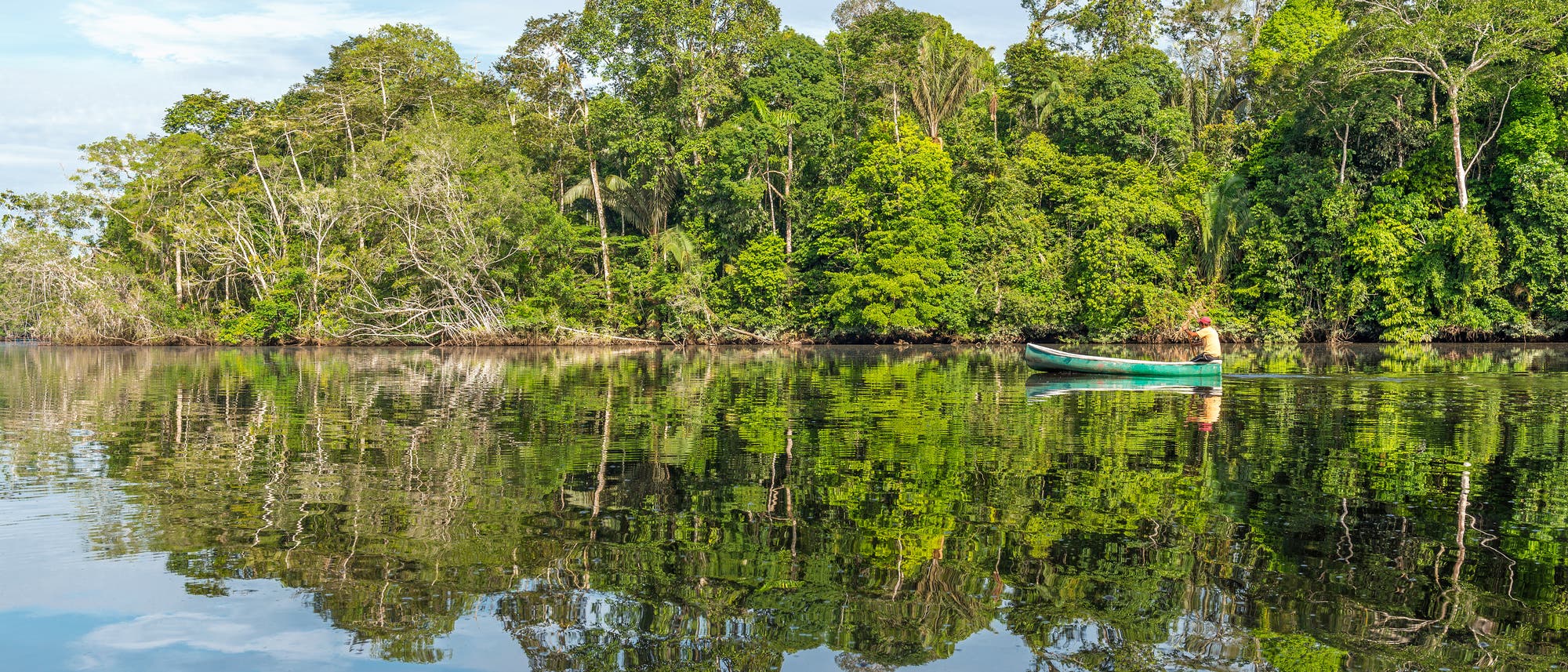 Mit dem Kanu auf dem Amazonas