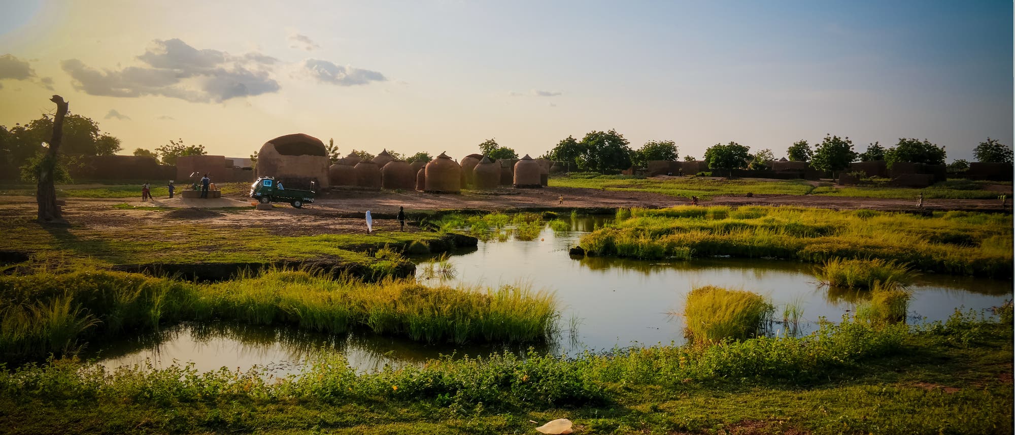 Das Dorf Bkonni in Niger