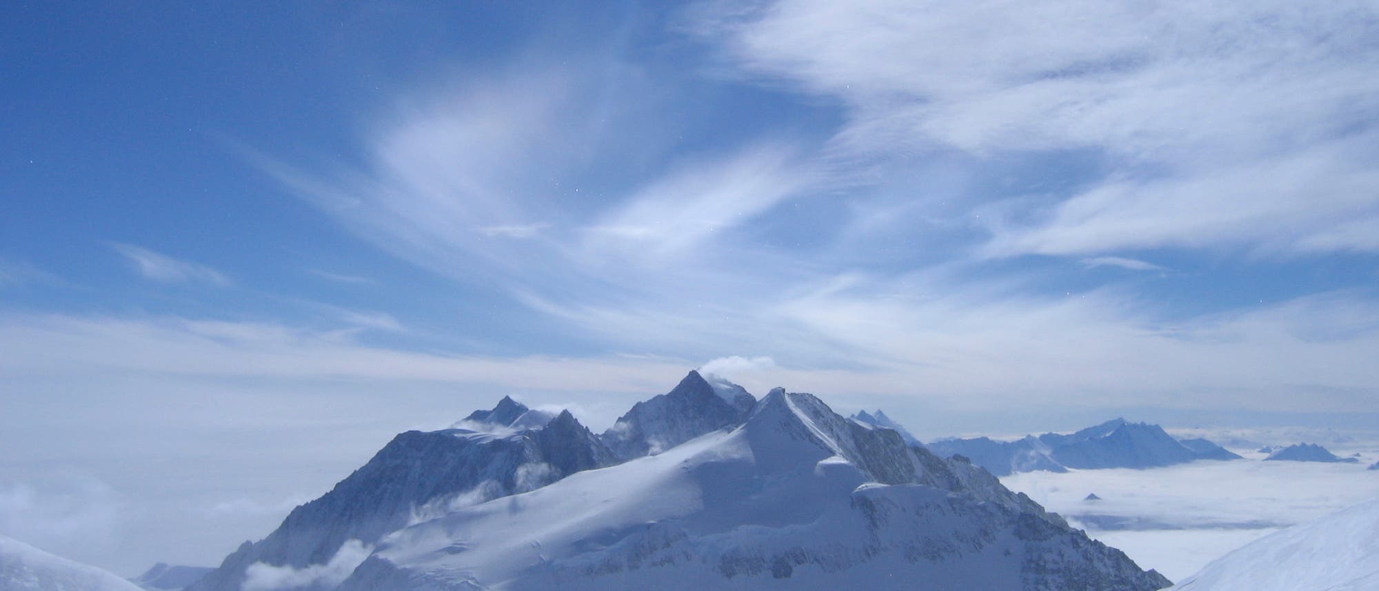Mount Vinson - abgelegen in der Antarktis