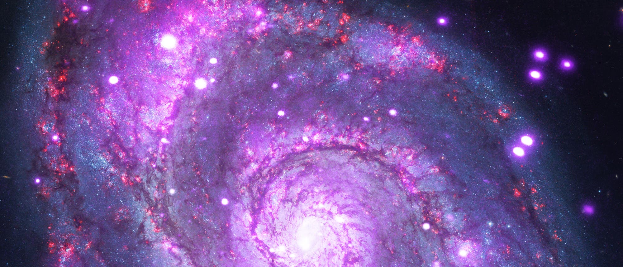 Kompositbild der Whirlpool Galaxie M51