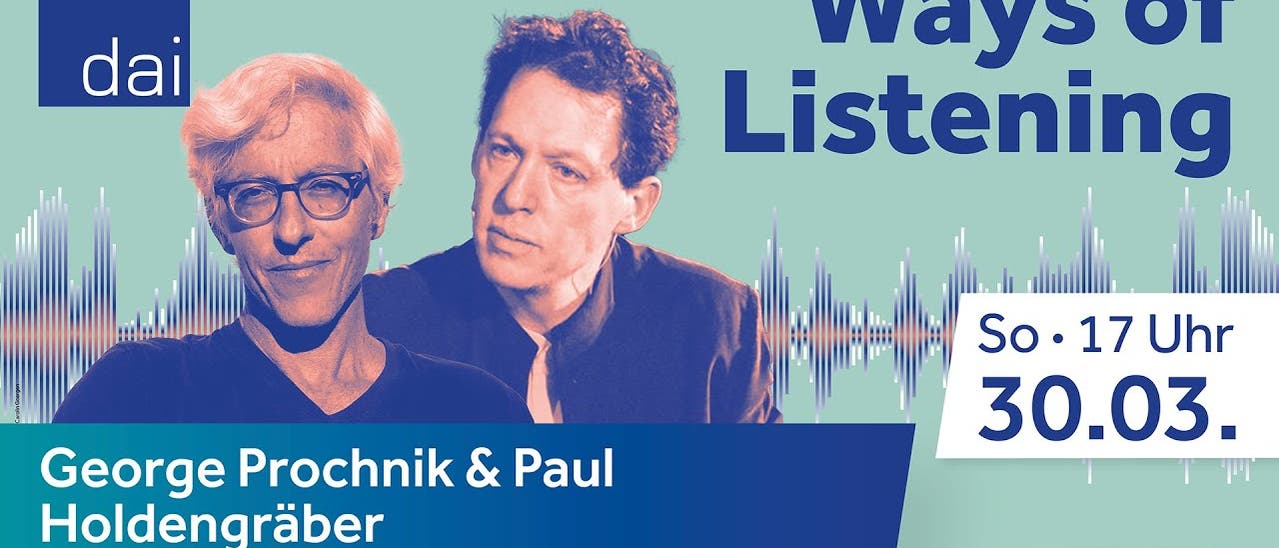 George Prochnik & Paul Holdengräber - How Noisy Everything Grows (30.0