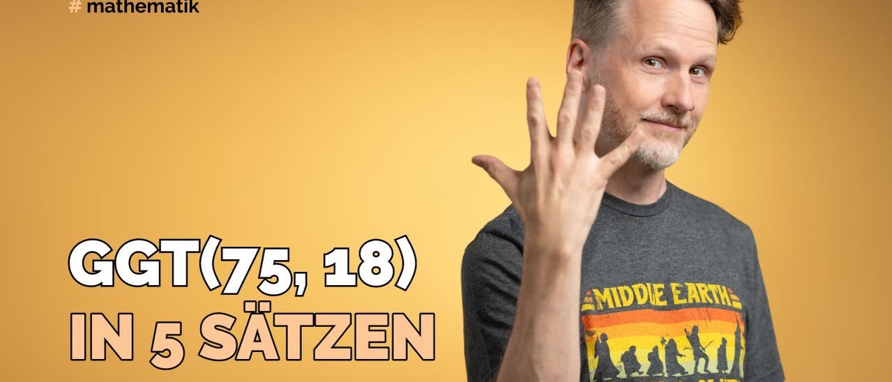 ggT(75, 18) in 5 Sätzen