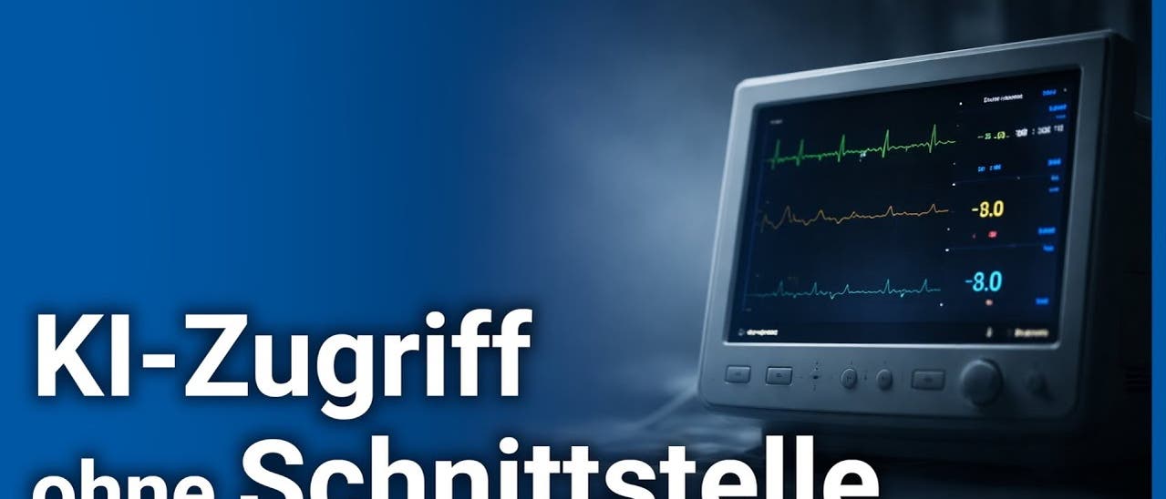KI liest Patientendaten vom Monitor &bull; Ohne Schnittstelle | Martin Schi