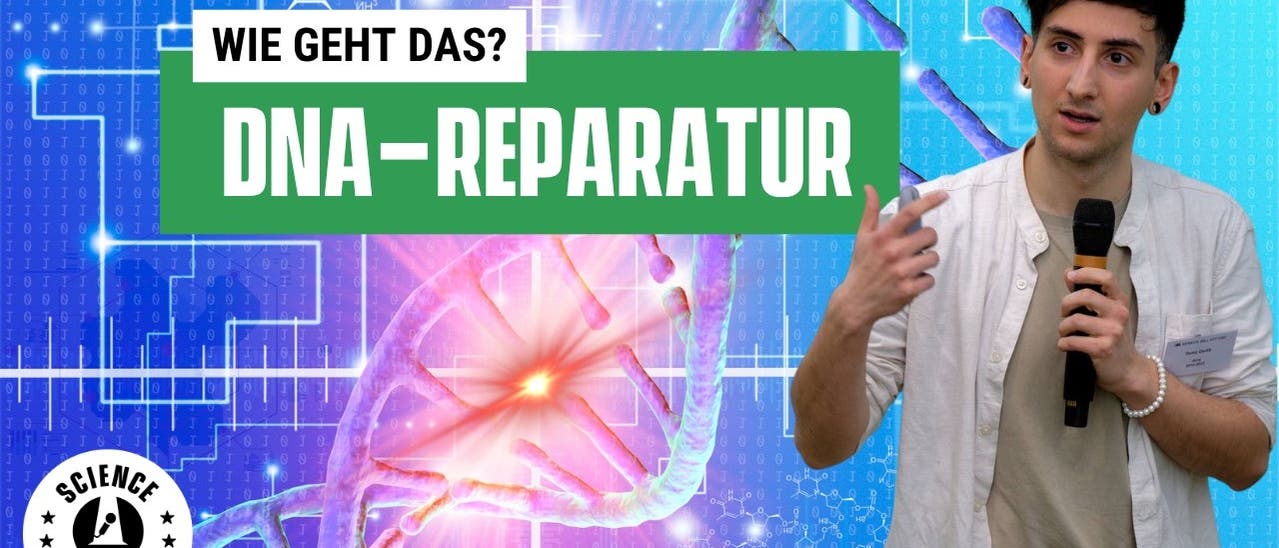DNA-Reparatur sichtbar gemacht (Deniz Gedik - Science Slam)