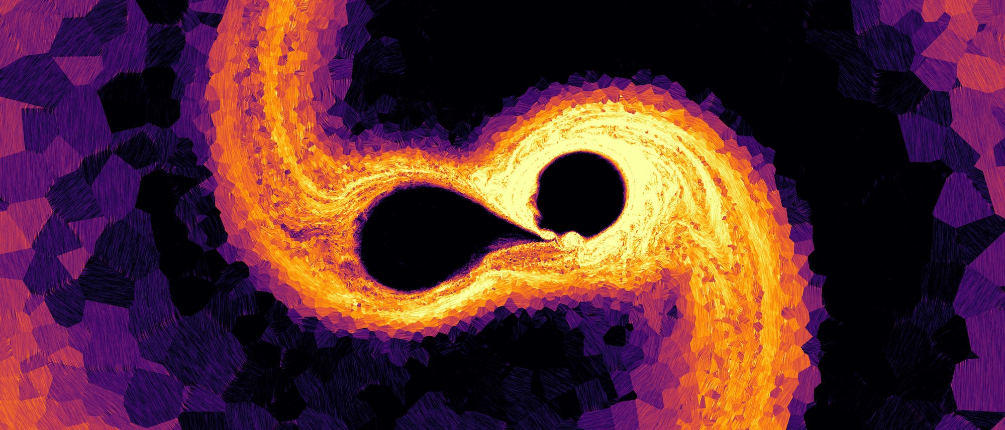 Entstehung des Magnetsterns Tau Scorpii (Simulation)