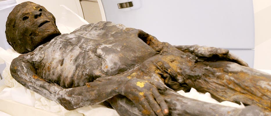 Mumie im CT