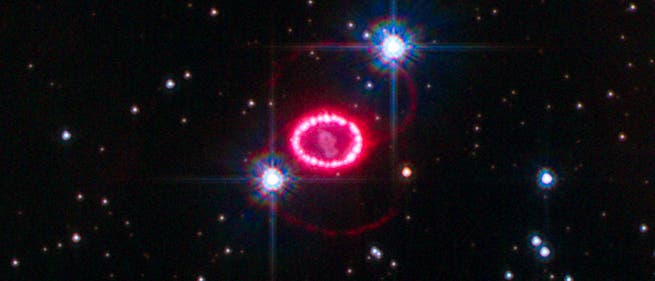 Nach der Supernova-Explosion 1987A
