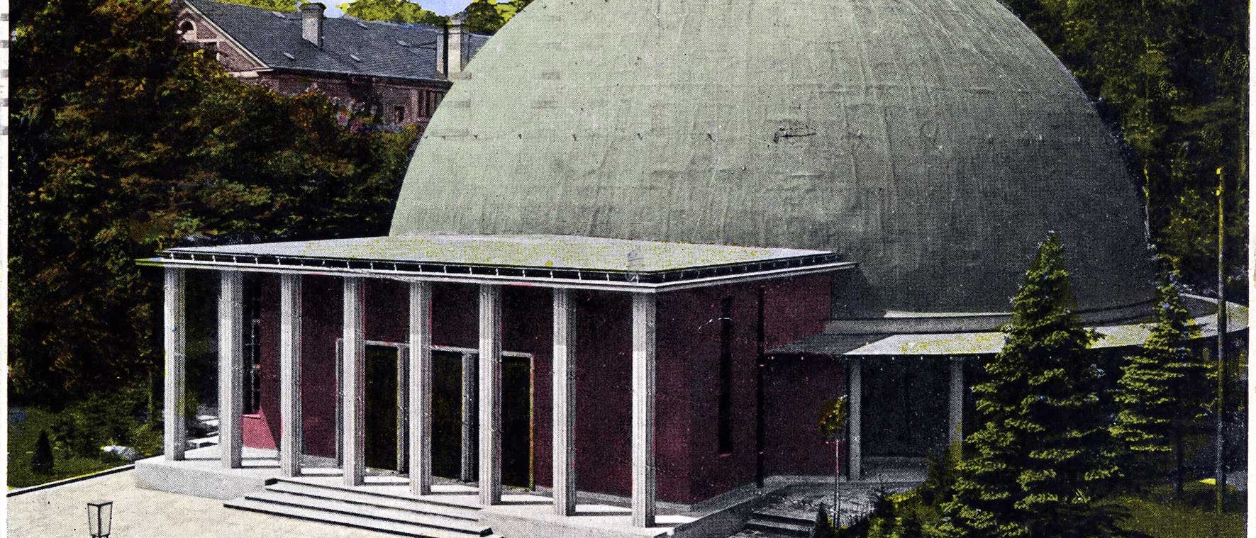 Alte Ansicht des Jenaer Planetariums