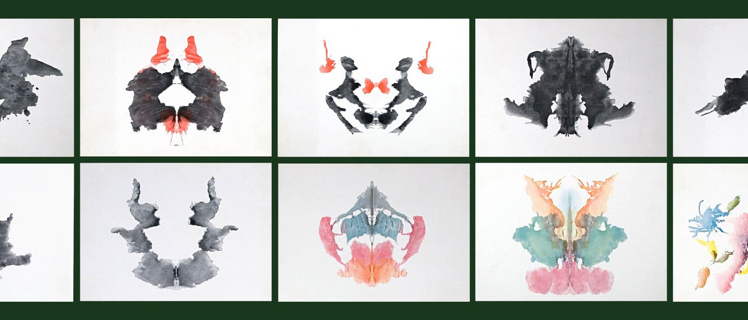Zehn Original-Rorschachbilder
