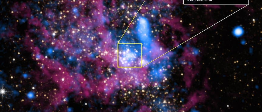 Röntgenbild von Sagittarius A* (Kompositaufnahme)