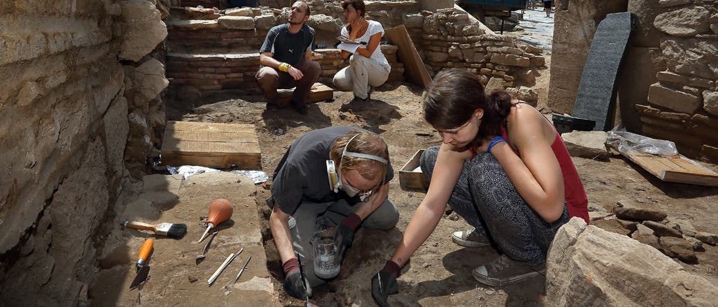 Eher ungeplant entdeckten die Archäologen die Taverne in Ephesos
