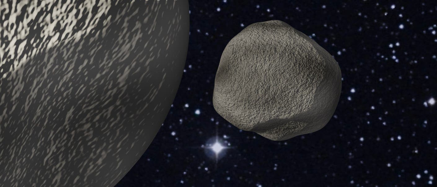 Transneptunische Asteroiden (künstlerische Darstellung)