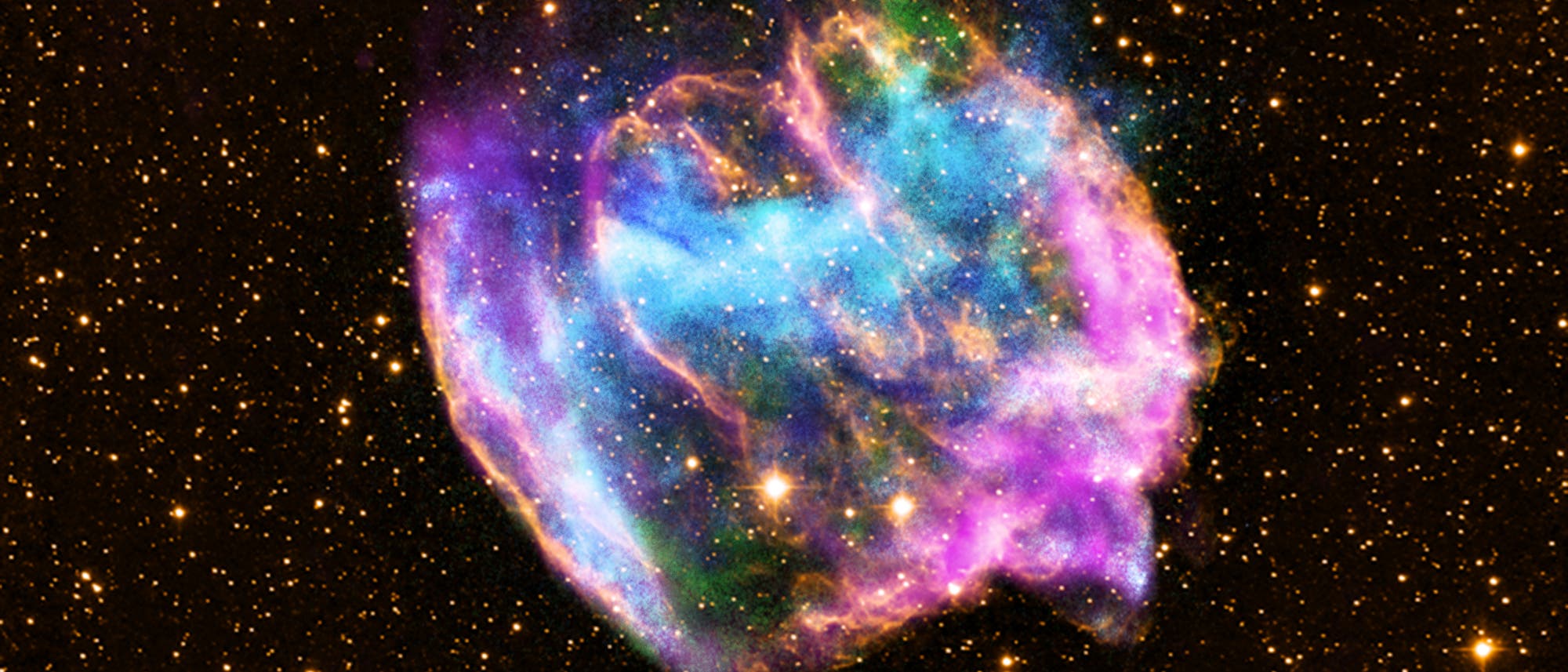 Der Supernova-Überrest W49B im Sternbild Adler