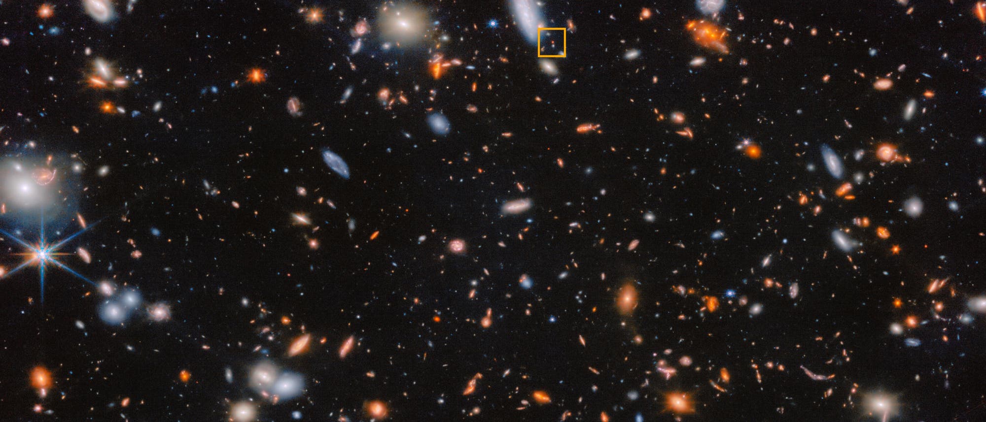 Ein Bild des Weltraums, das eine Vielzahl von Galaxien in unterschiedlichen Formen und Farben zeigt, verteilt auf einem dunklen Hintergrund. Einige Galaxien erscheinen als helle, spiralförmige Strukturen, während andere als diffuse, leuchtende Flecken sichtbar sind. Im Vordergrund sind einige Sterne mit charakteristischen Lichtspitzen zu erkennen. Das Bild vermittelt die Weite und Vielfalt des Universums. Ein Bild des Weltraums, das eine Vielzahl von Galaxien in unterschiedlichen Formen und Farben zeigt, verteilt auf einem dunklen Hintergrund. Einige Galaxien erscheinen als helle, spiralförmige Strukturen, während andere als diffuse, leuchtende Flecken sichtbar sind. Im Vordergrund sind einige Sterne mit charakteristischen Lichtspitzen zu erkennen. Das Bild vermittelt die Weite und Vielfalt des Universums.