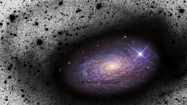 M63 hat Zwergalaxie verspeist