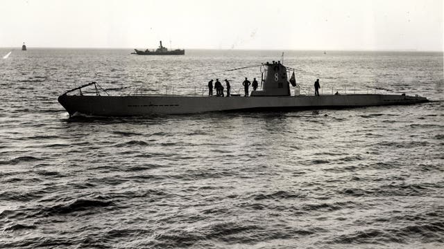Das Unterseeboot U 8 der deutschen Kriegsmarine in den 1930er Jahren.