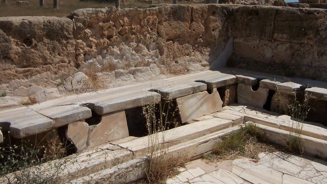 Latrine von Leptis Magna 
