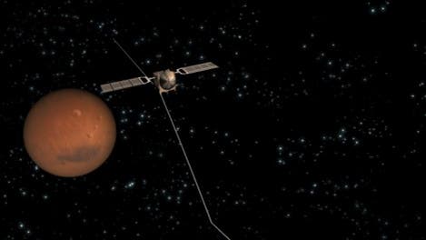 Endlich geschafft: Das Ausfahren der zweiten  Marsis-Radar-Antenne war erfolgreich