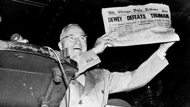 »Dewey defeats Truman«