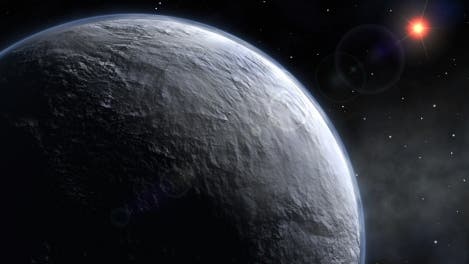 Eine Exoplanetenfantasie - ob er so aussieht?