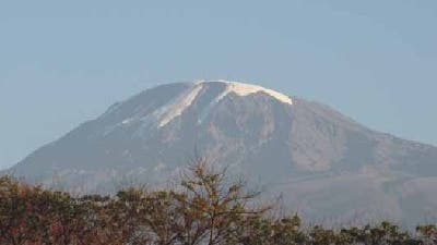 Schnee auf dem Kilimandscharo 2006