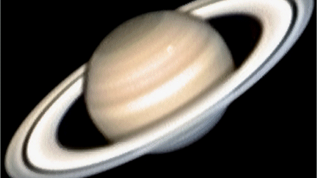 Sturmspektakel auf dem Saturn - Amateurbild