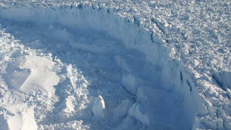 Kalbender Gletscher, Südost-Grönland