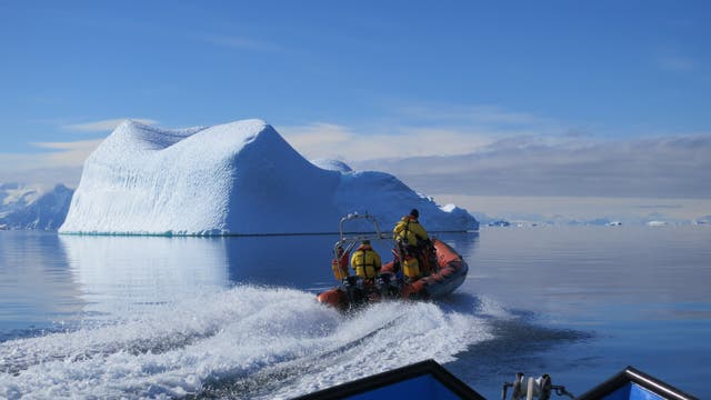 Forscher in der Antarktis