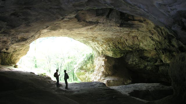 Eingang der Vindija-Höhle