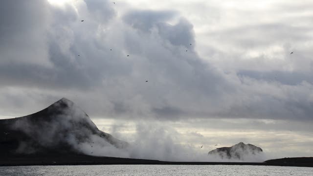 Vulkan Bogoslof in den Aleuten