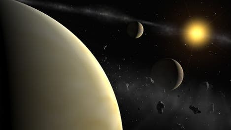 Exoplanetenfantasie um HD 69830