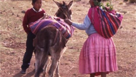 Indios in Bolivien