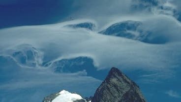 Föhnwolken über dem Jungfraugebiet